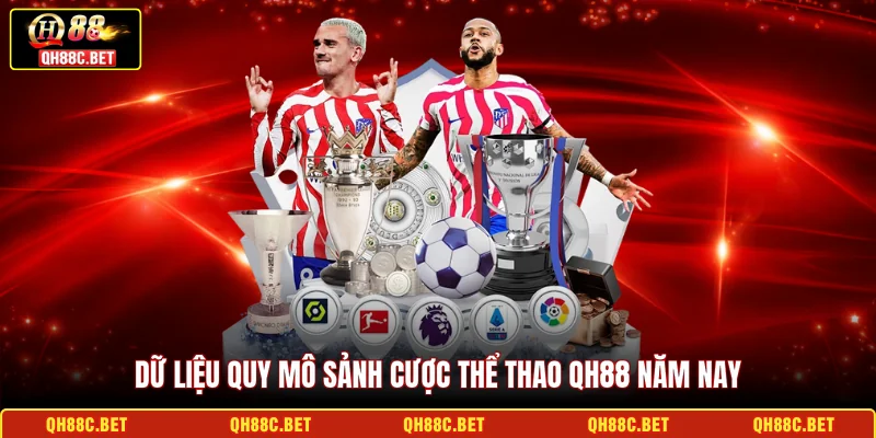 Dữ liệu quy mô sảnh cược thể thao QH88 năm nay