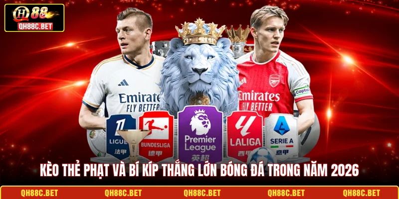 Kèo thẻ phạt và bí kíp thắng lớn bóng đá trong năm 2026