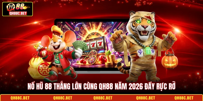 Nổ hũ 88 thắng lớn cùng QH88 năm 2026 đầy rực rỡ