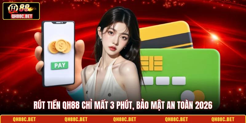 Rút tiền QH88 chỉ mất 3 phút, bảo mật an toàn 2026